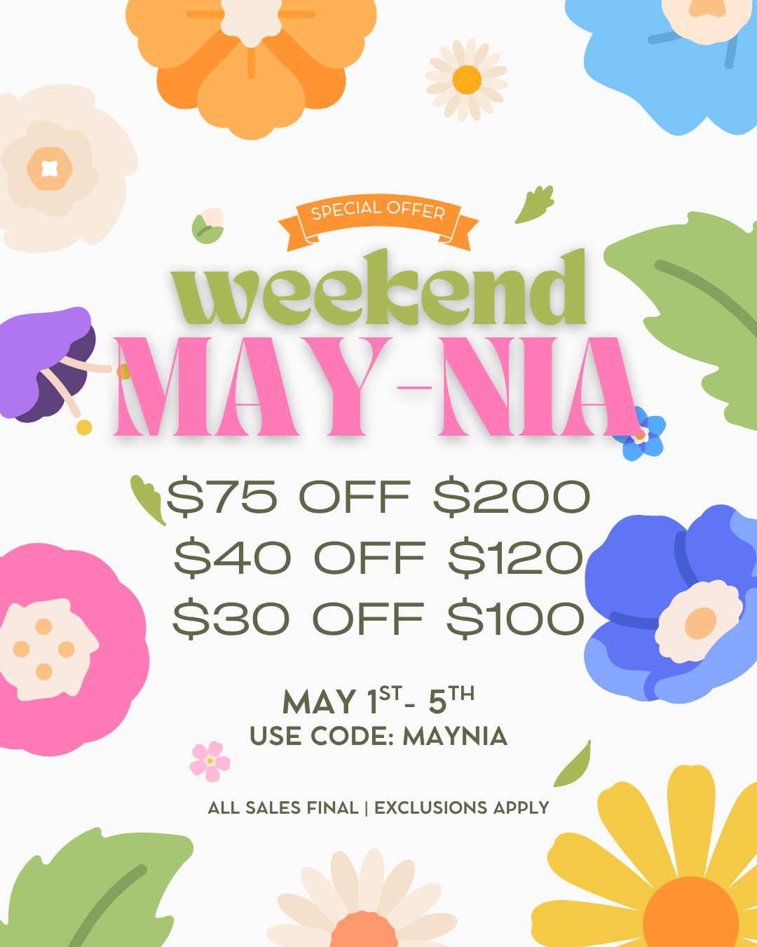 Sale Alert: Weekend MAY-NIA Is On