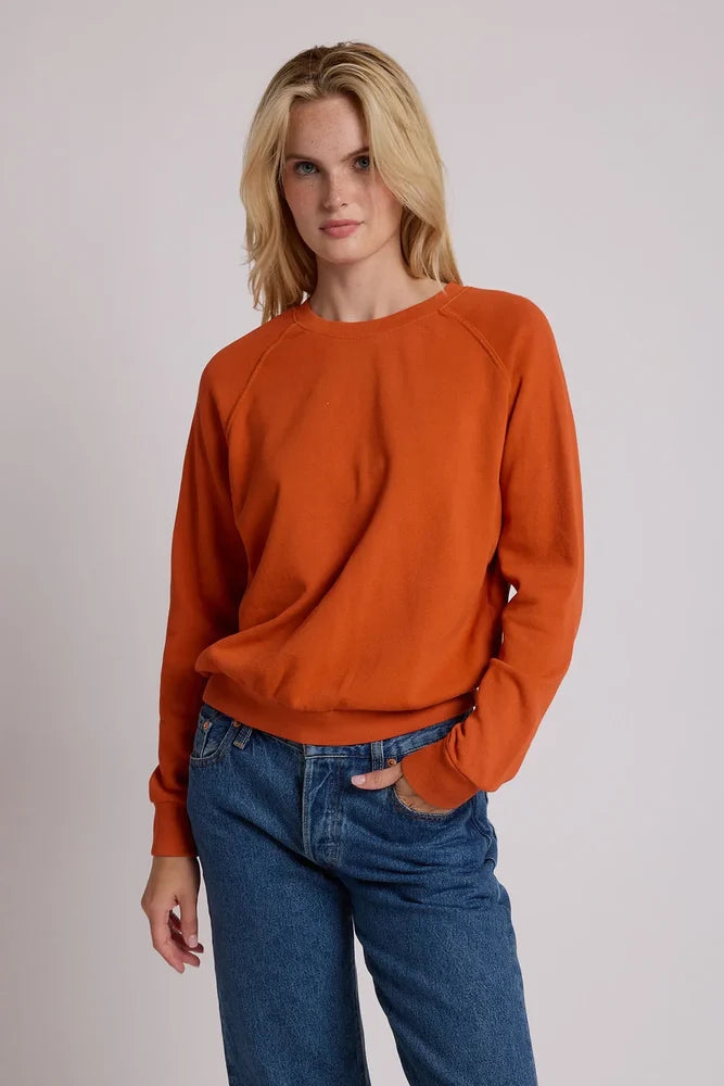 Alexi French Terry Sweatshirt Burnt Orange
