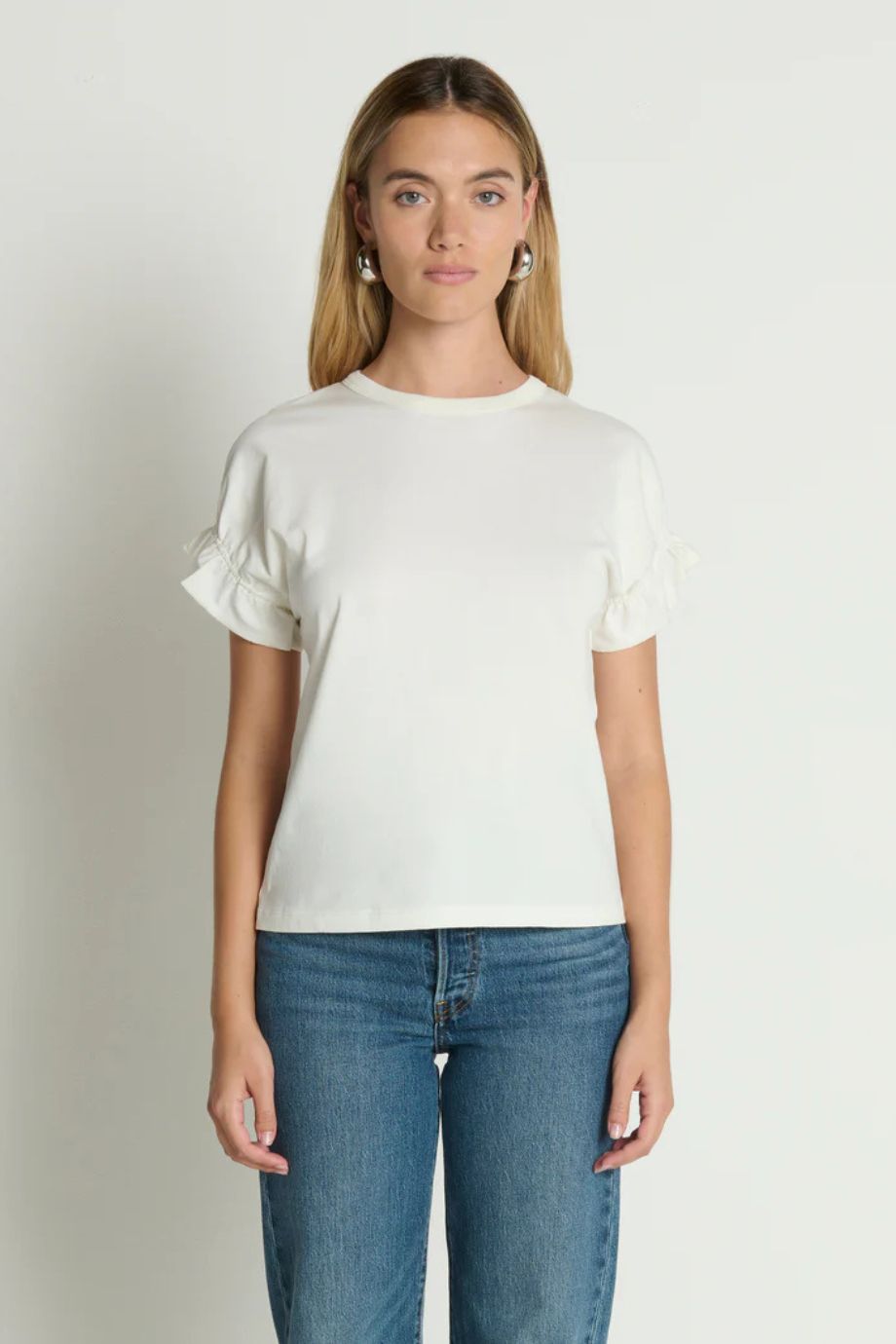 Arline Top - Porcelain