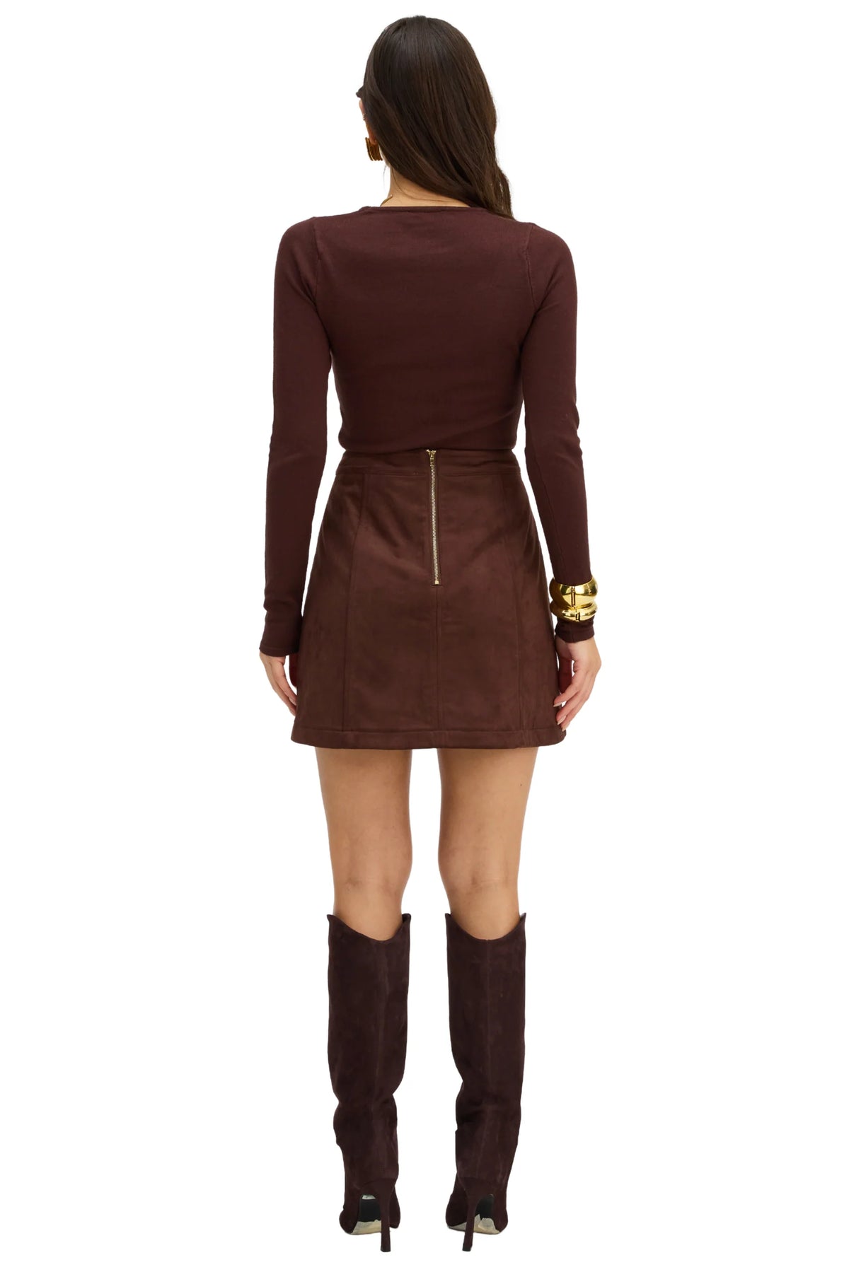 Carla Mini Skirt Espresso