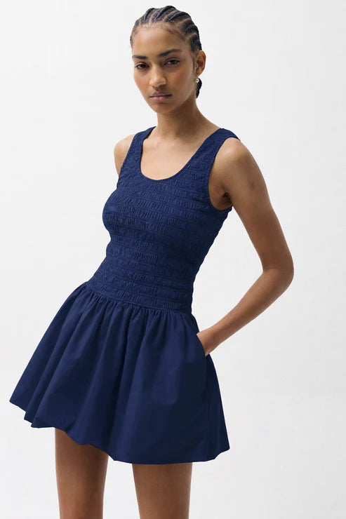 Ilona Bubble Hem Mini Dress