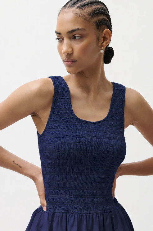 Ilona Bubble Hem Mini Dress