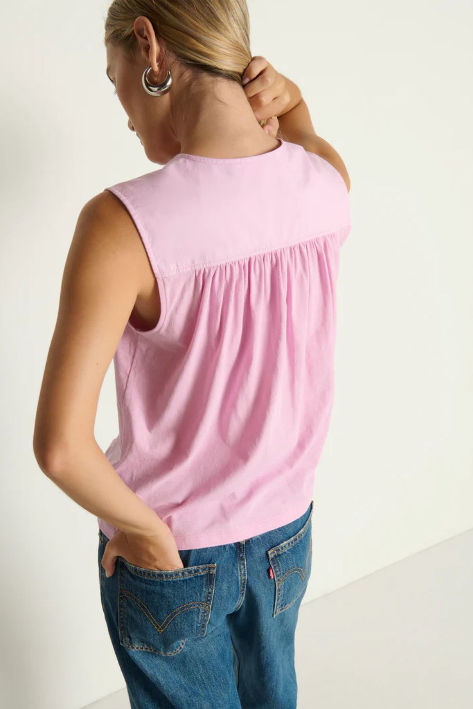Selma V-Neck Tank Lilac