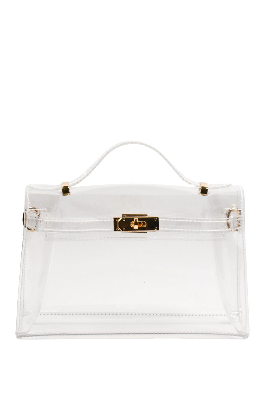 The Mini Andrea Clear Top Handle Bag