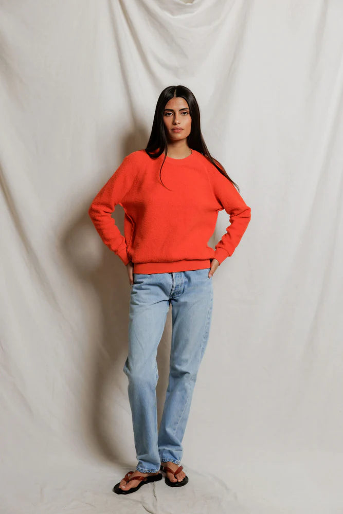 Ziggy Inside-Out Fleece Shrunken Sweatshirt