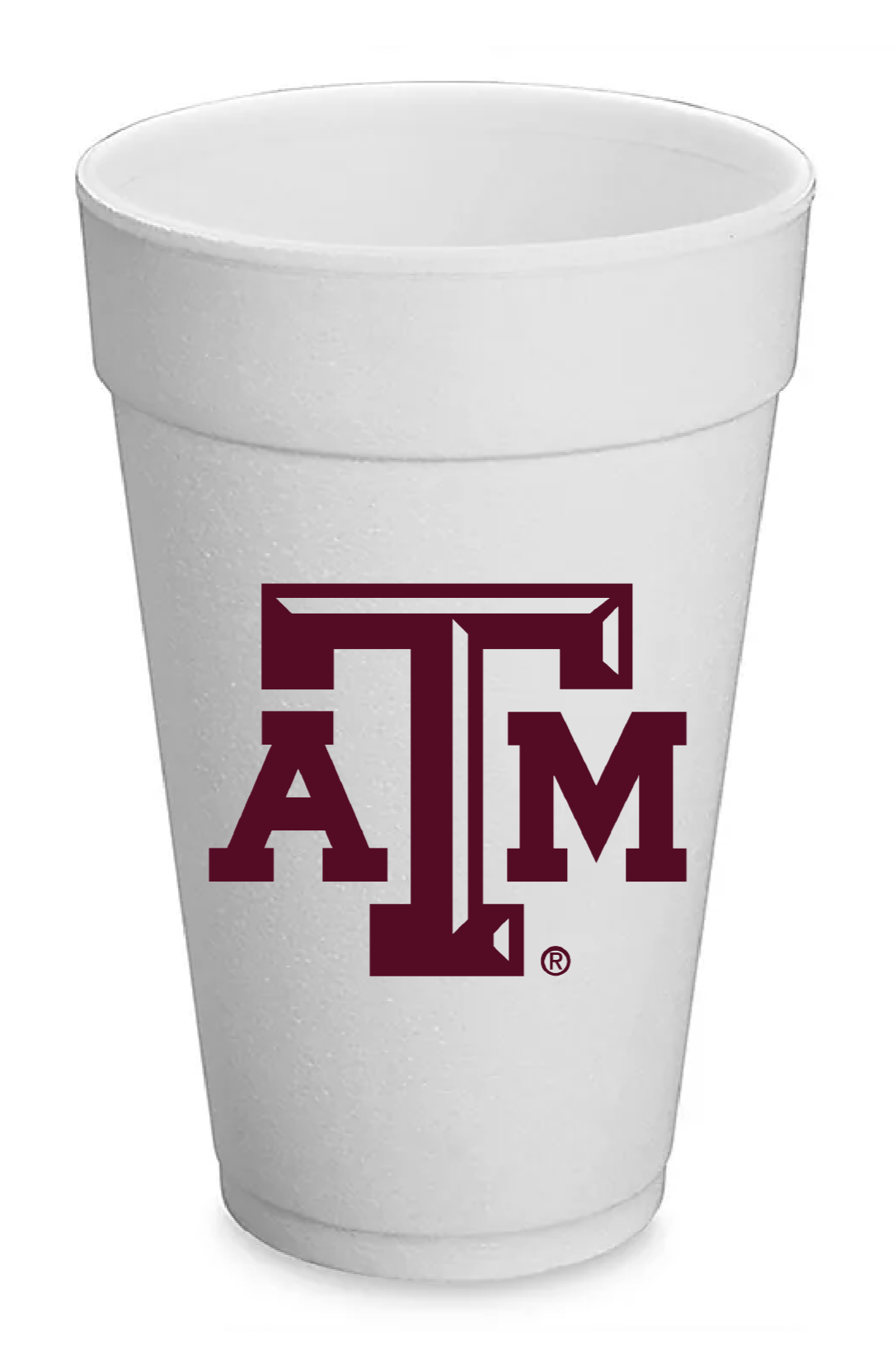 A&M Styrofoam Cups Set of 8 - Victory Lap - COLOR GAME