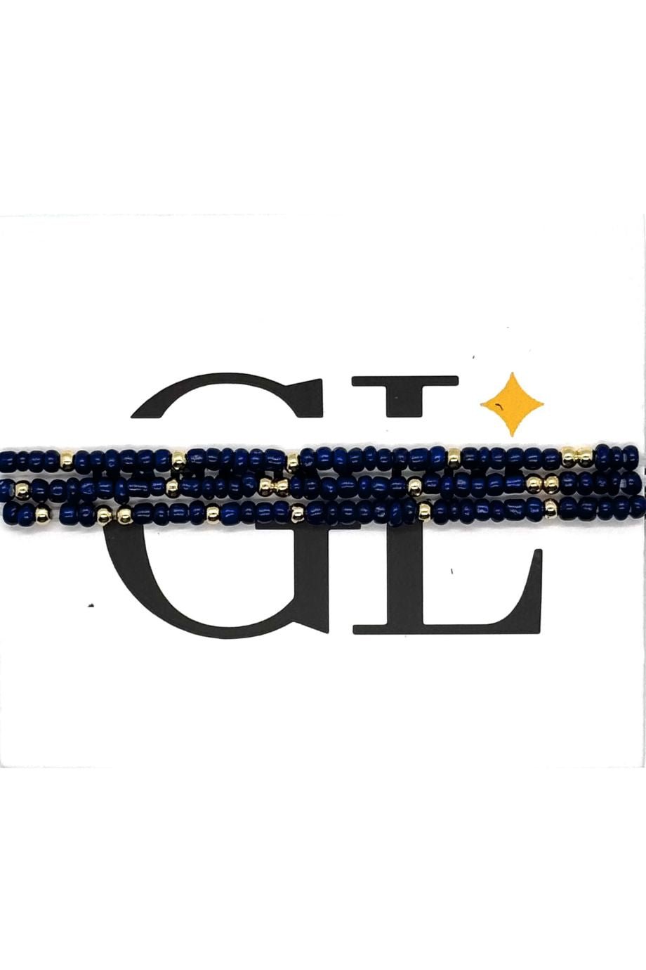 Amy's Favorite Bracelets Navy - Gameday Luxe - COLOR GAME