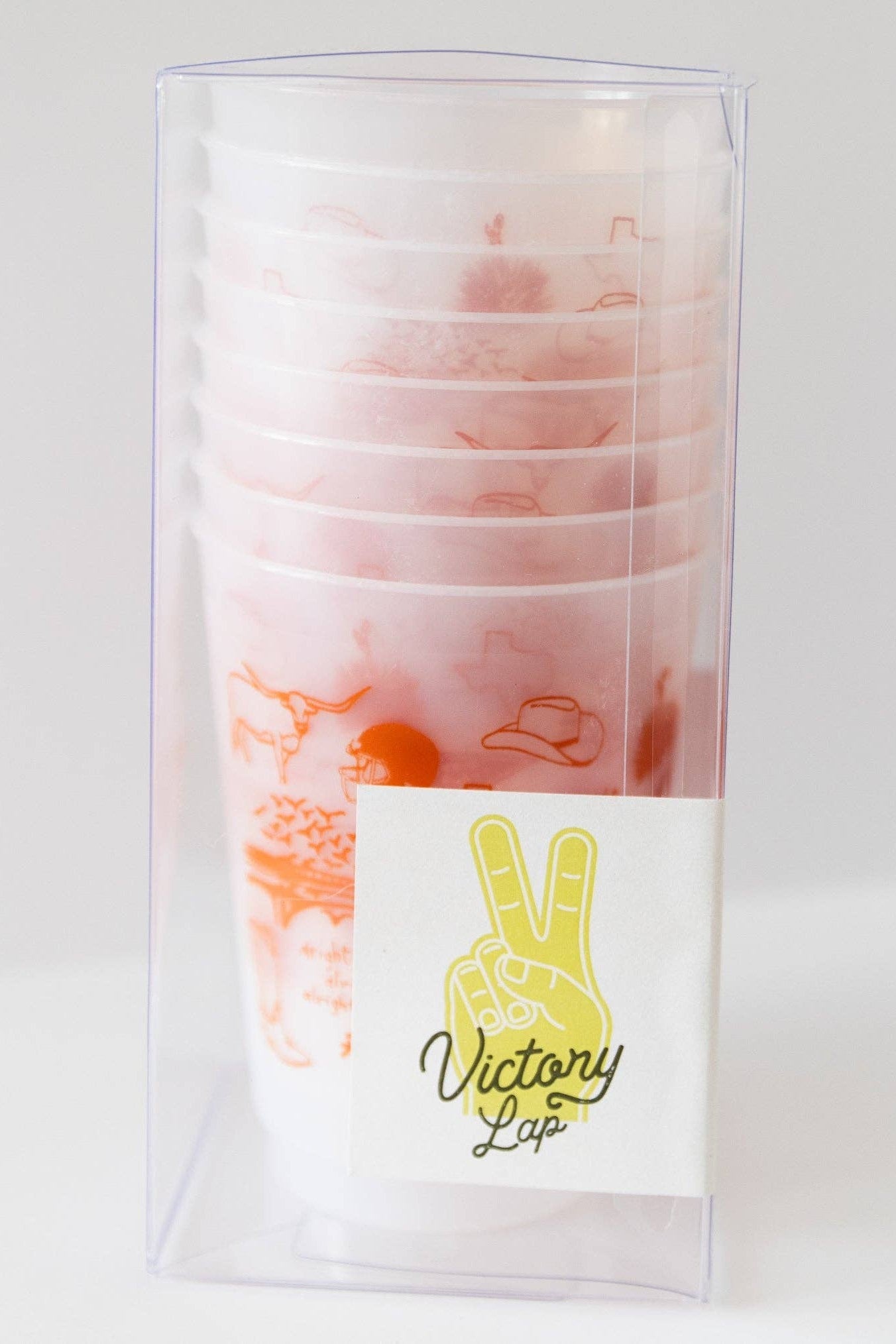 Austin Shatterproof Cups - Set of 8 - Victory Lap - COLOR GAME