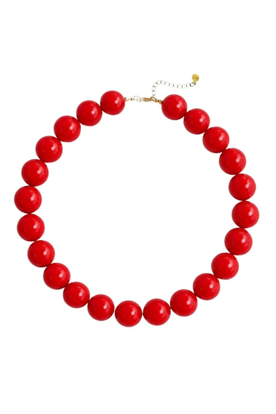 Barbados Beaded Collar Necklace Red - Accessory Concierge - COLOR GAME