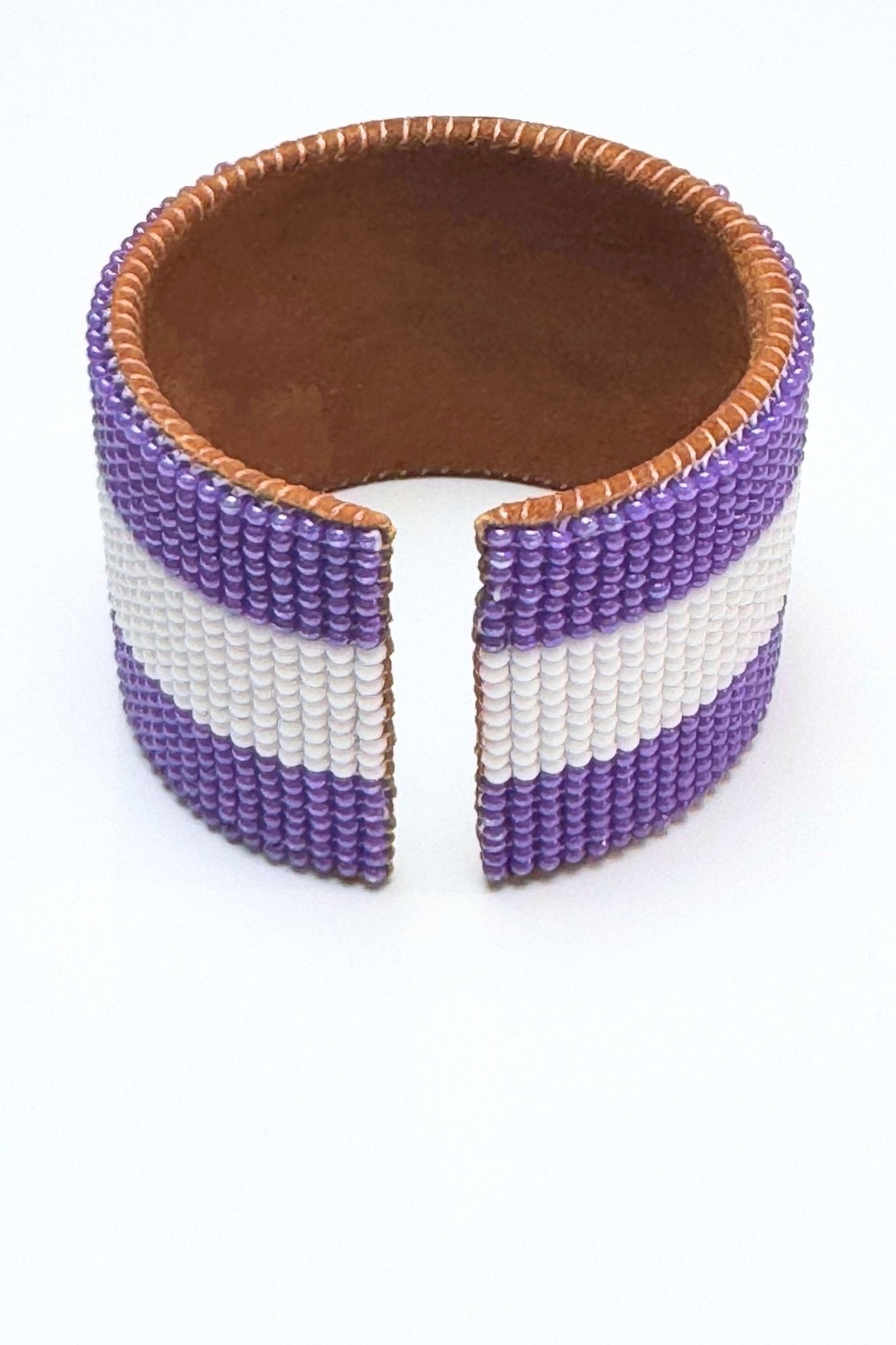 Bead Cuff Frogs Stripe - A Wink Of Yellow - COLOR GAME