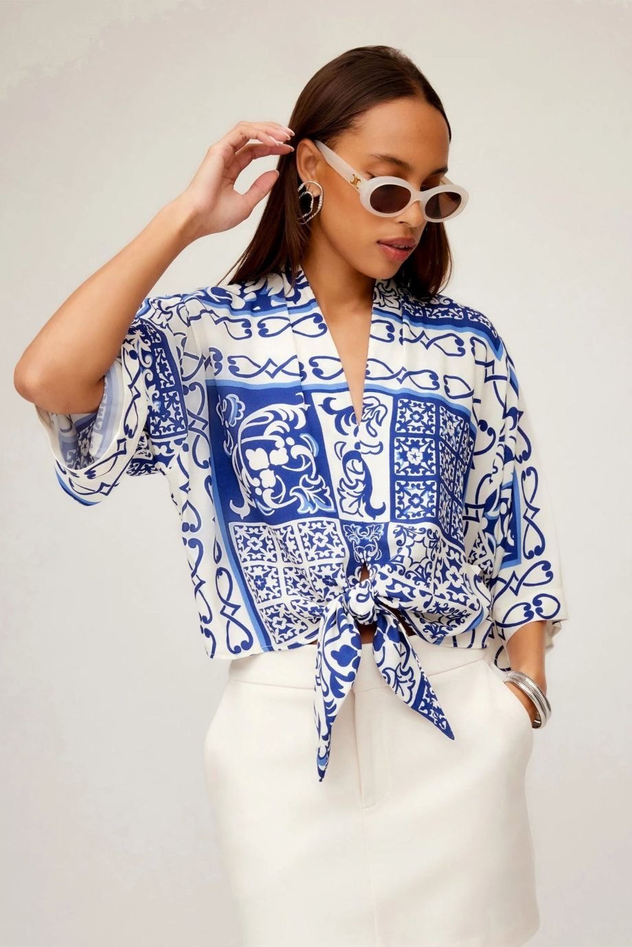 Bernice Tie - Front Top - Fifteen Twenty - COLOR GAME