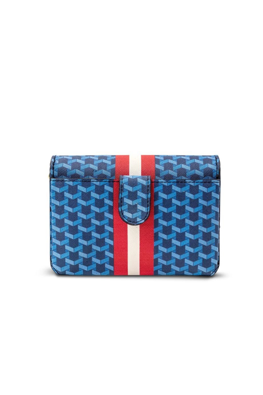 Blue + Red Game Day Stadium Bag - Main and Exchange - COLOR GAME