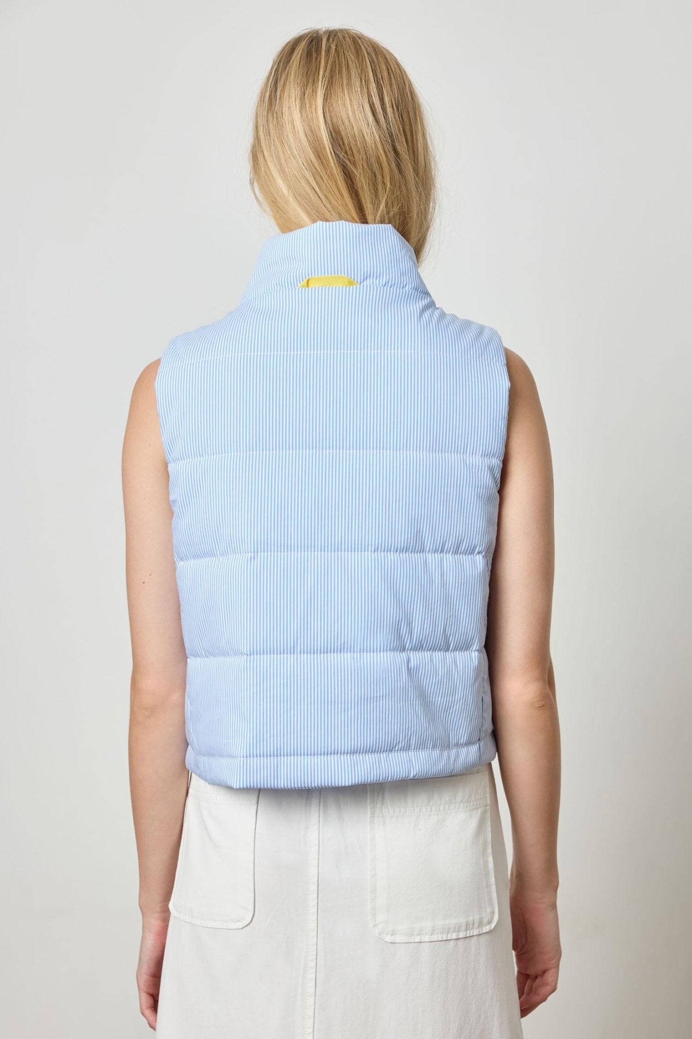 Blue Striped Spring Vest - Lilla P - COLOR GAME