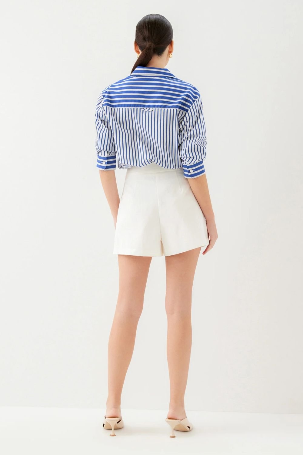 Cassidy Pleated Tailored Shorts - Fifteen Twenty - COLOR GAME