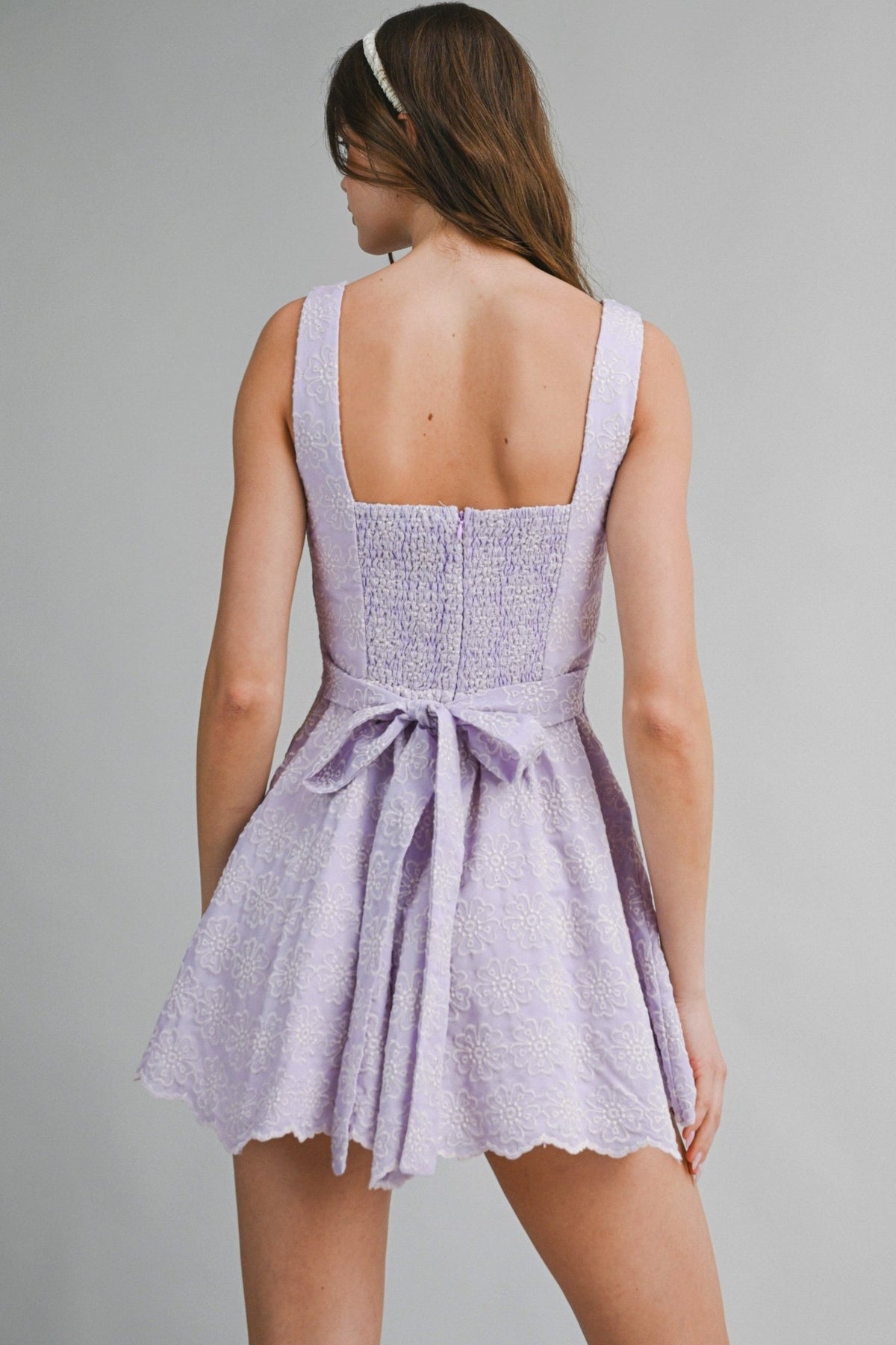 Charla Embroidered Mini Dress - Mable - COLOR GAME