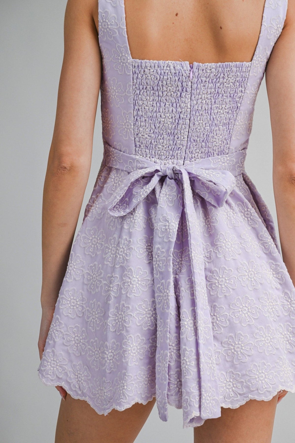 Charla Embroidered Mini Dress - Mable - COLOR GAME