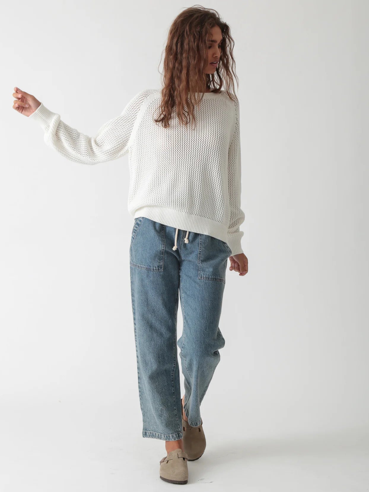 Chloe Sweater Whisper - Electric & Rose - COLOR GAME