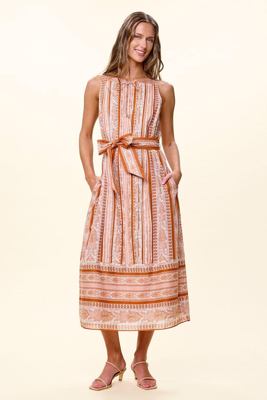 Cleobella Catalan Midi Dress Miramar - Cleobella - COLOR GAME