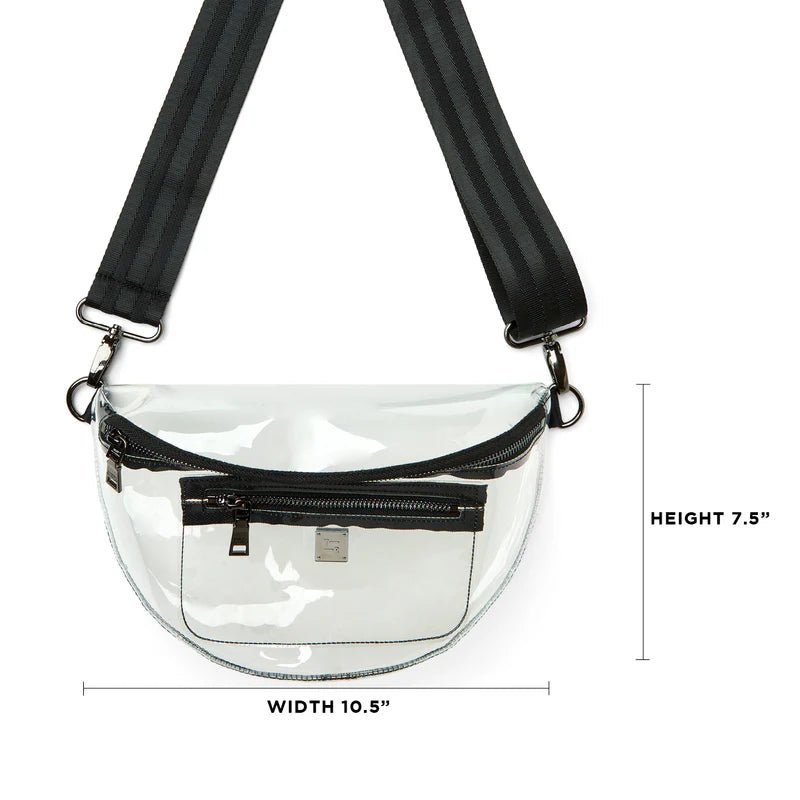 Convertible Clear Stadium Bag Black - Think Royln - COLOR GAME