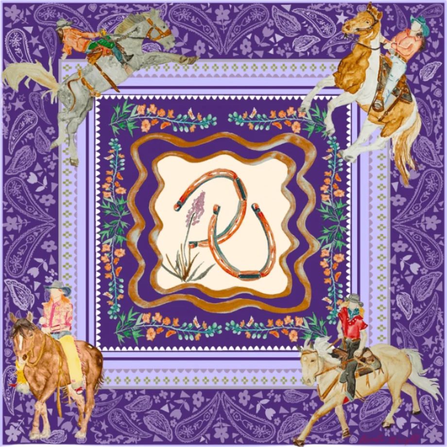 Cowgirl Collection Scarf Lavender Daydream - Brooke Wright - COLOR GAME