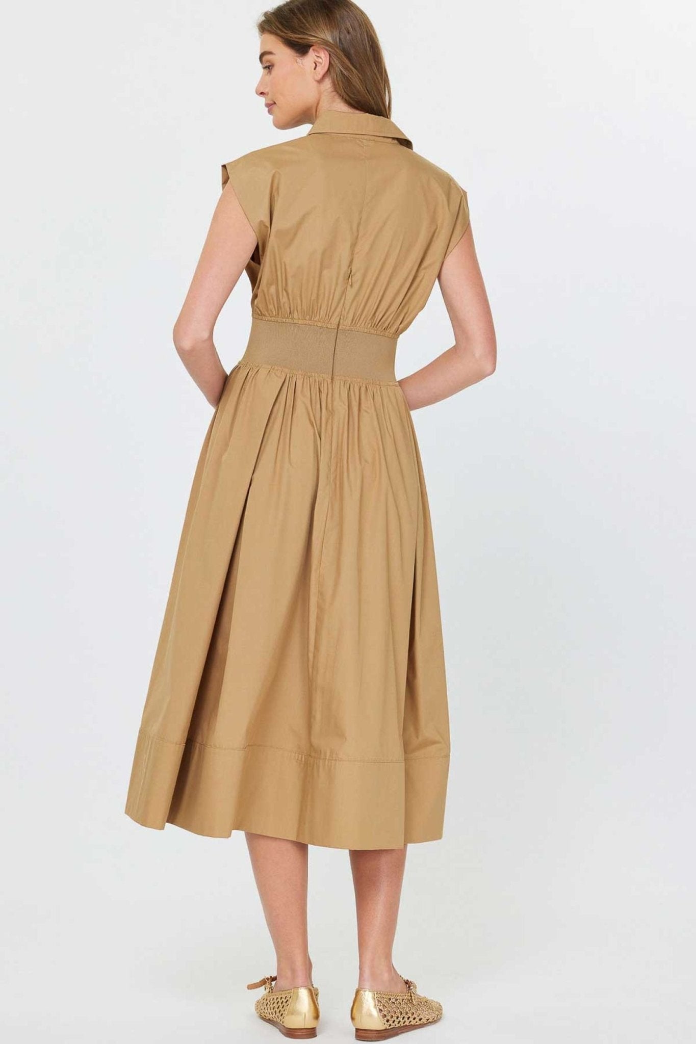 Elin Poplin Shirtdress - Current Air - COLOR GAME