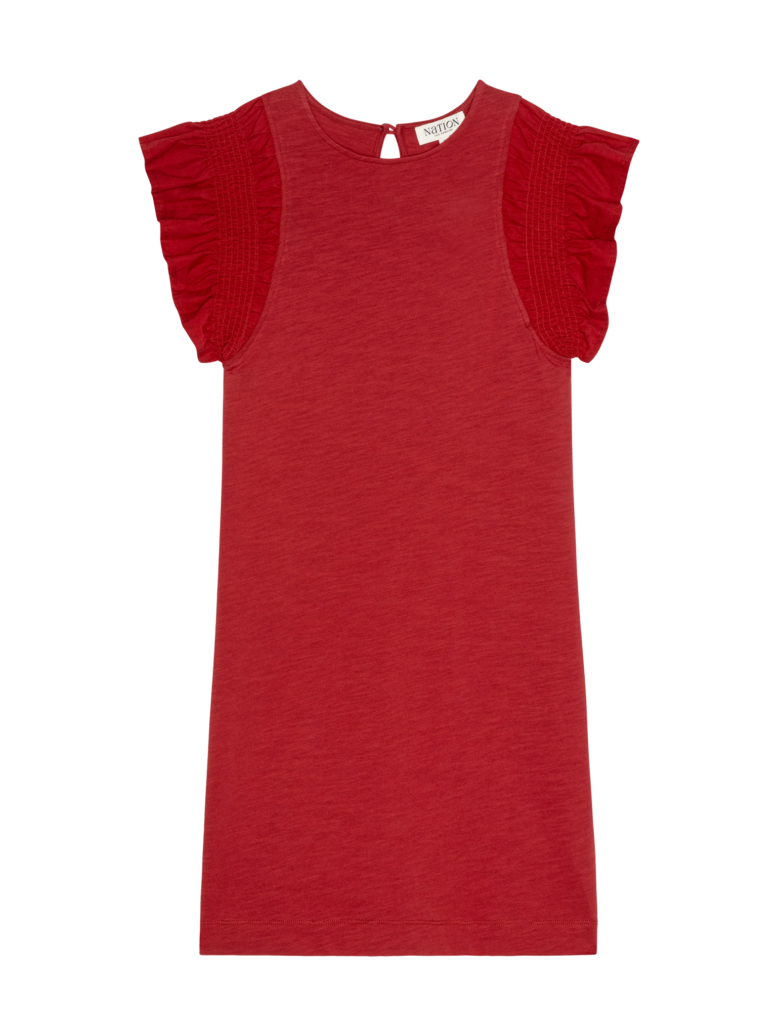 Ellis Ruffle Sleeve Dress - Nation LTD - COLOR GAME