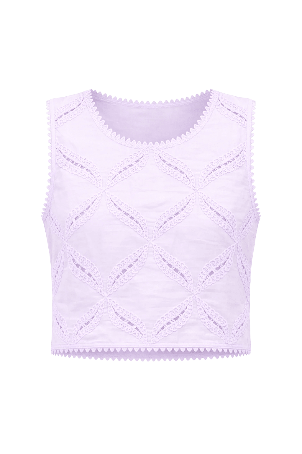 Everly Orchid Eyelet Tank - Allison New York - COLOR GAME