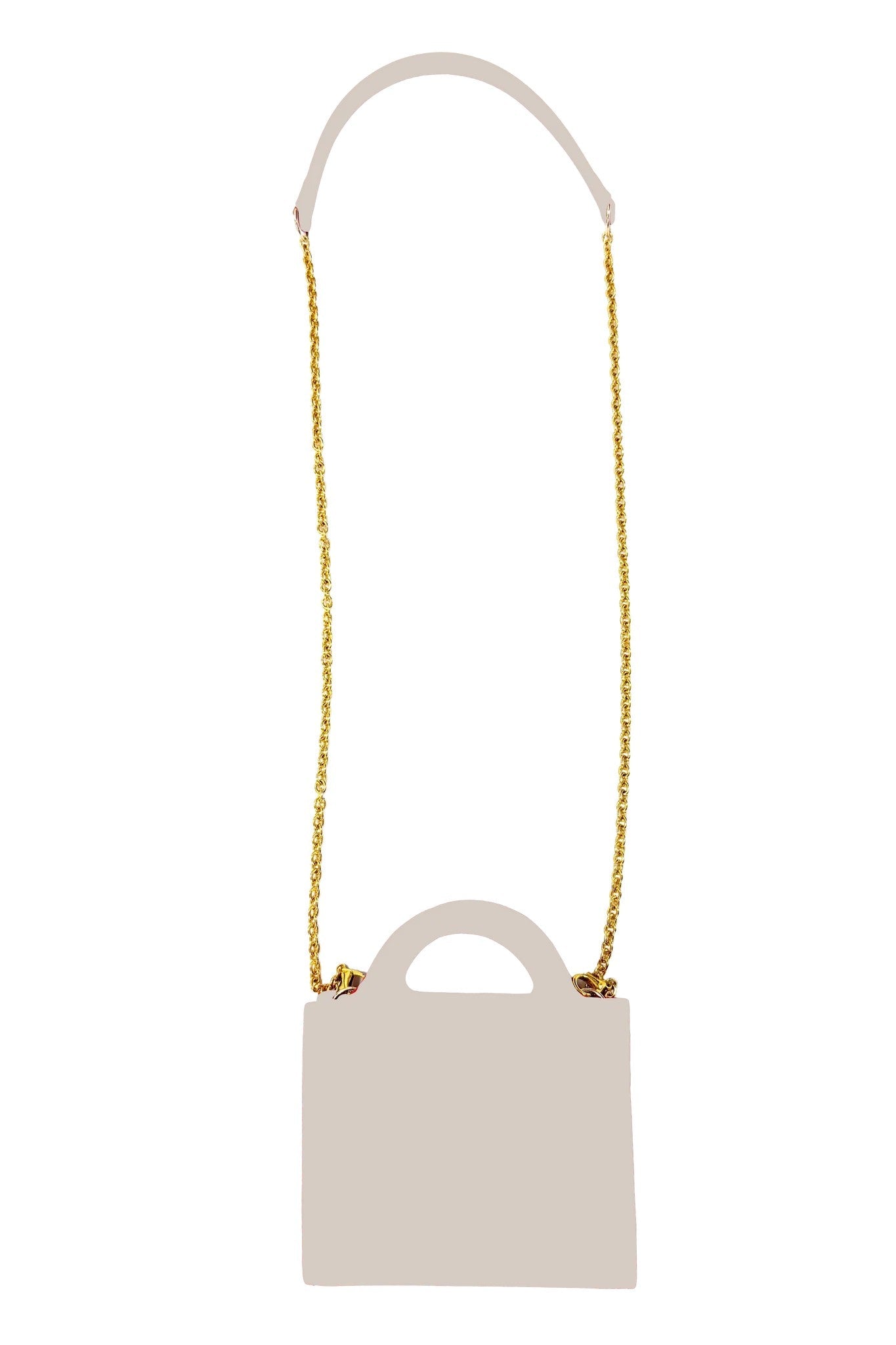 Fan Fold Leather Crossbody Wallet Cream - Saturday Silks - COLOR GAME