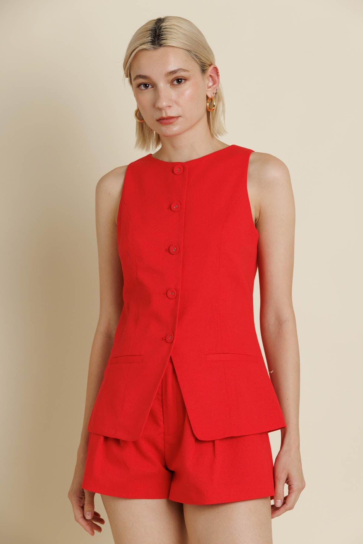 Faye Linen - Blend Shorts - Aureum - COLOR GAME