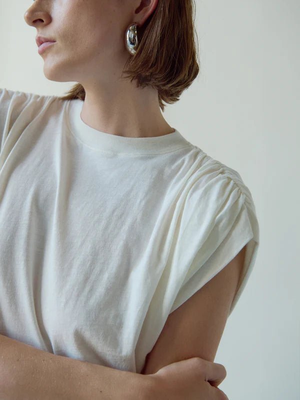 Frankie Muscle Tee Porcelain - Nation LTD - COLOR GAME