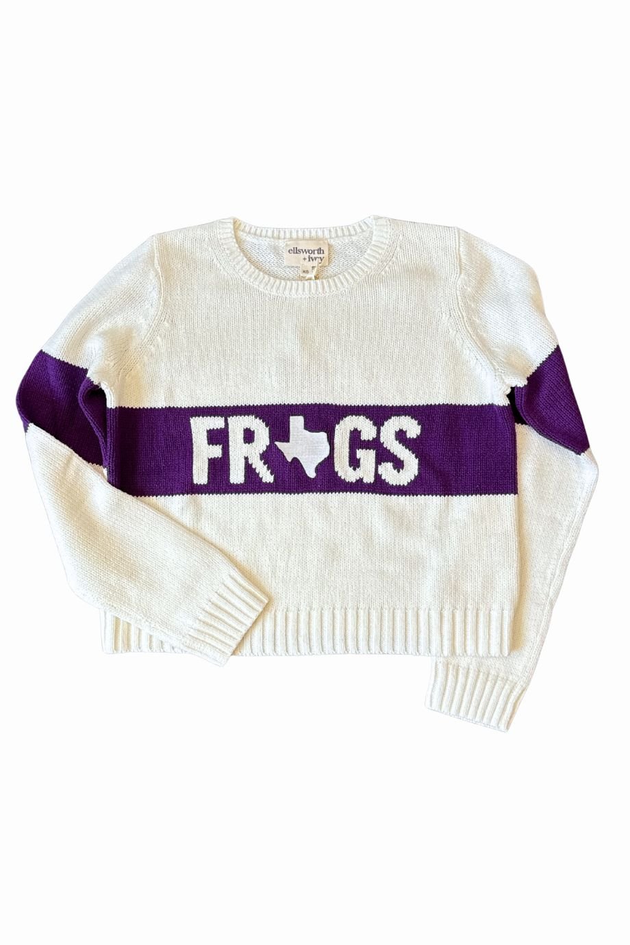 Frogs Varsity Stripe Sweater - Color Game - COLOR GAME