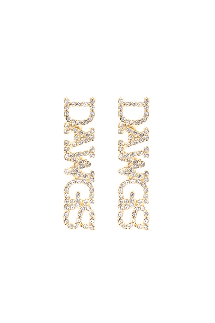 Georgia DAWGS Pavé Rhinestone Stud Earrings - Brianna Cannon - COLOR GAME