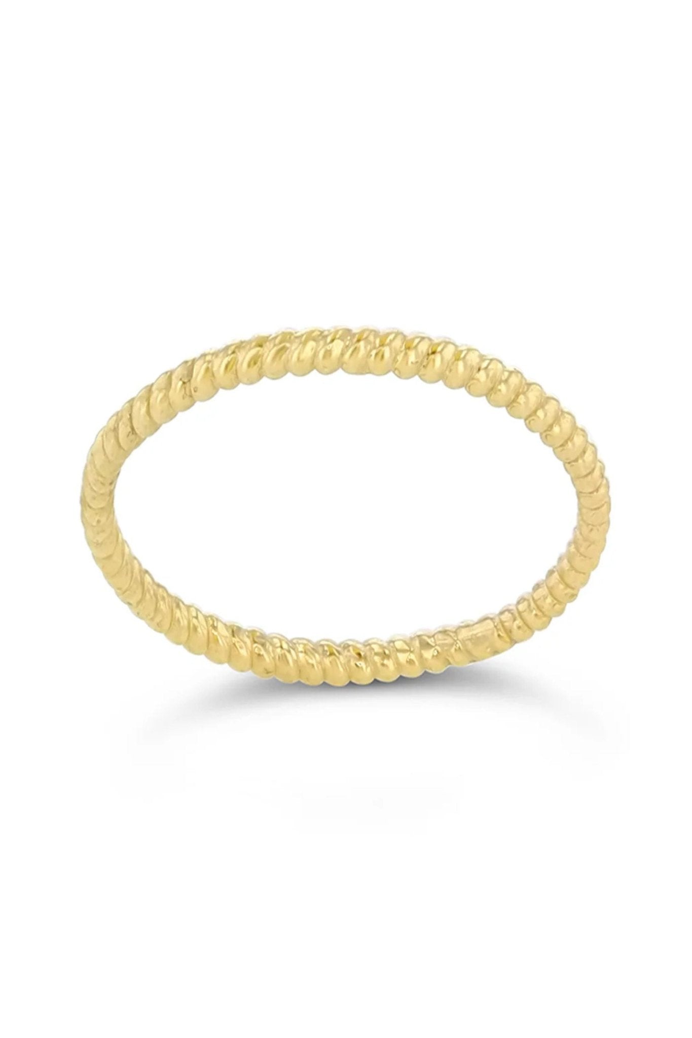 Golden Twist Skinny Scarf Ring - Saturday Silks - COLOR GAME