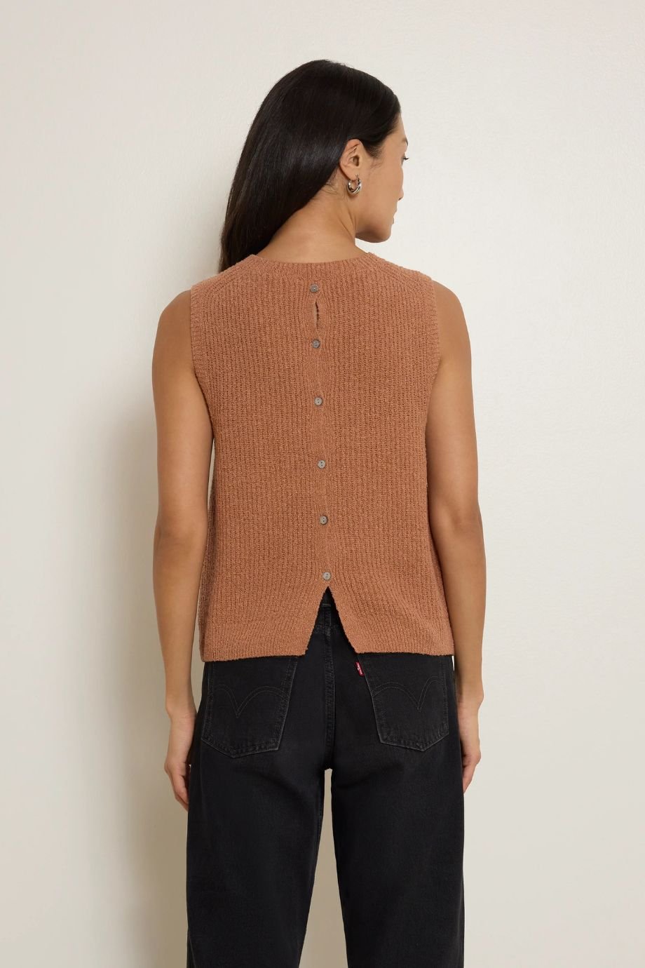 Jacqueline Knit Tank – Mocha - Nation Los Angeles - COLOR GAME
