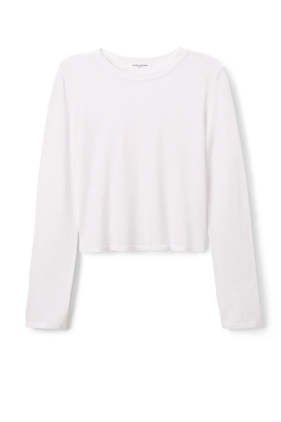 Jamie Long Sleeve Crew Neck Tee - perfectwhitetee - COLOR GAME