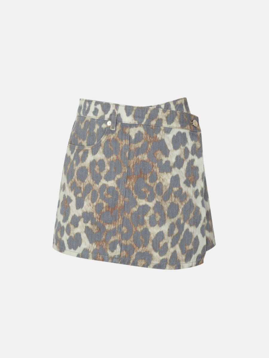 Jery Skort Leopard Print - Berenice - COLOR GAME