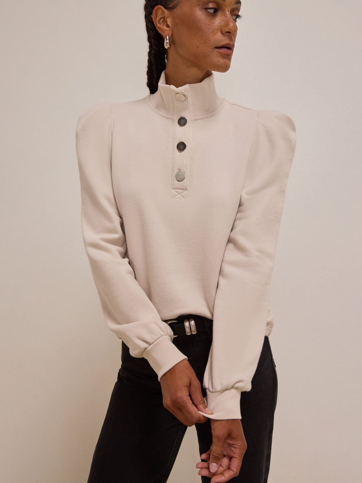 Jessie Champagne Sweatshirt by Nation LTD