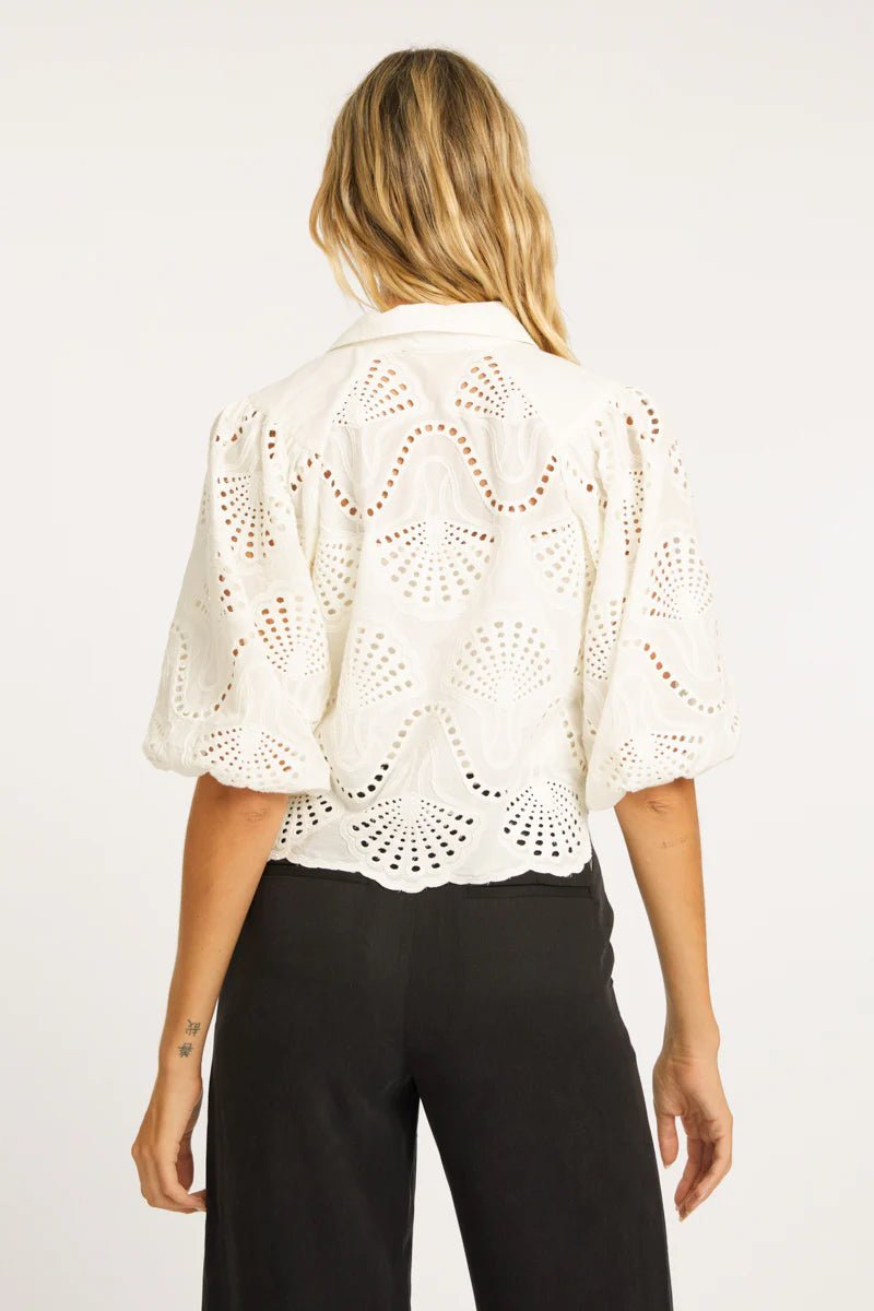 Juliette Ivory Lace Top - Caballero Collection - COLOR GAME