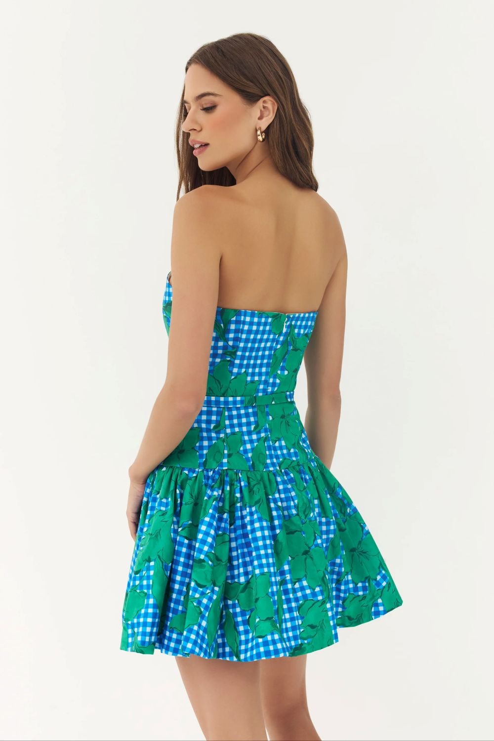 Junie Strapless Mini Dress - Hutch - COLOR GAME