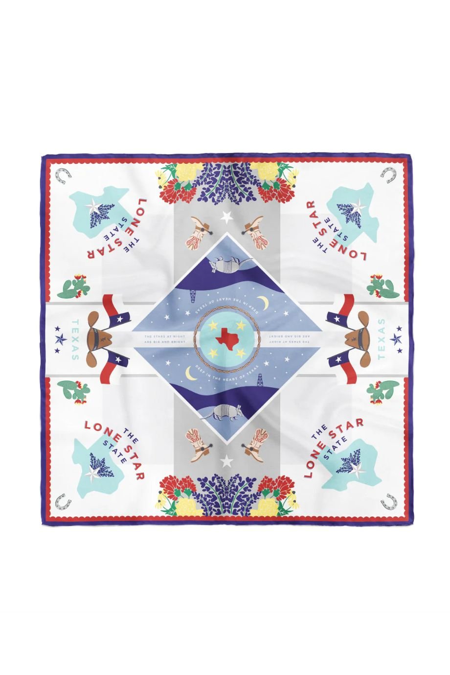 Lone Star State Saturday Scarf - Saturday Silks - COLOR GAME