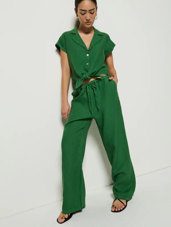 Lucia Tie Waist Pant - Nation LTD - COLOR GAME