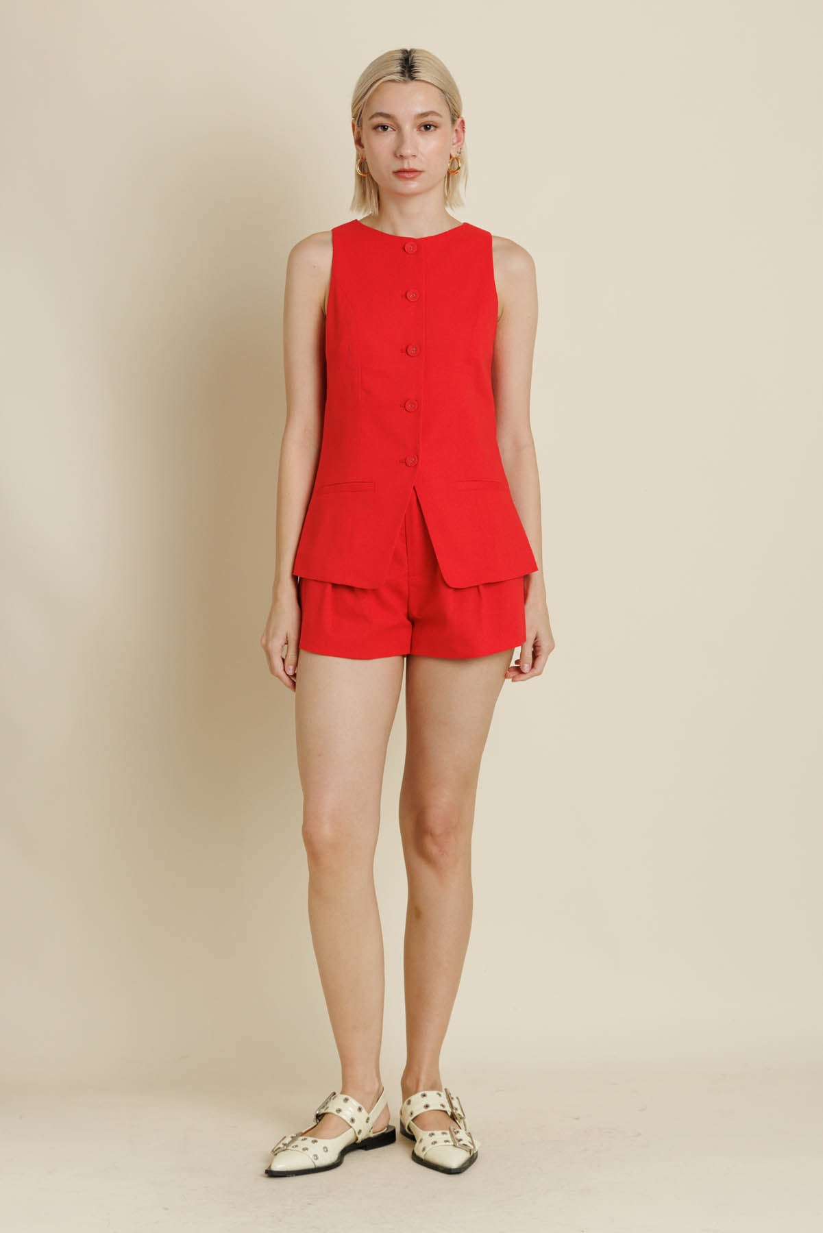 Lula Linen - Blend Vest - Aureum - COLOR GAME