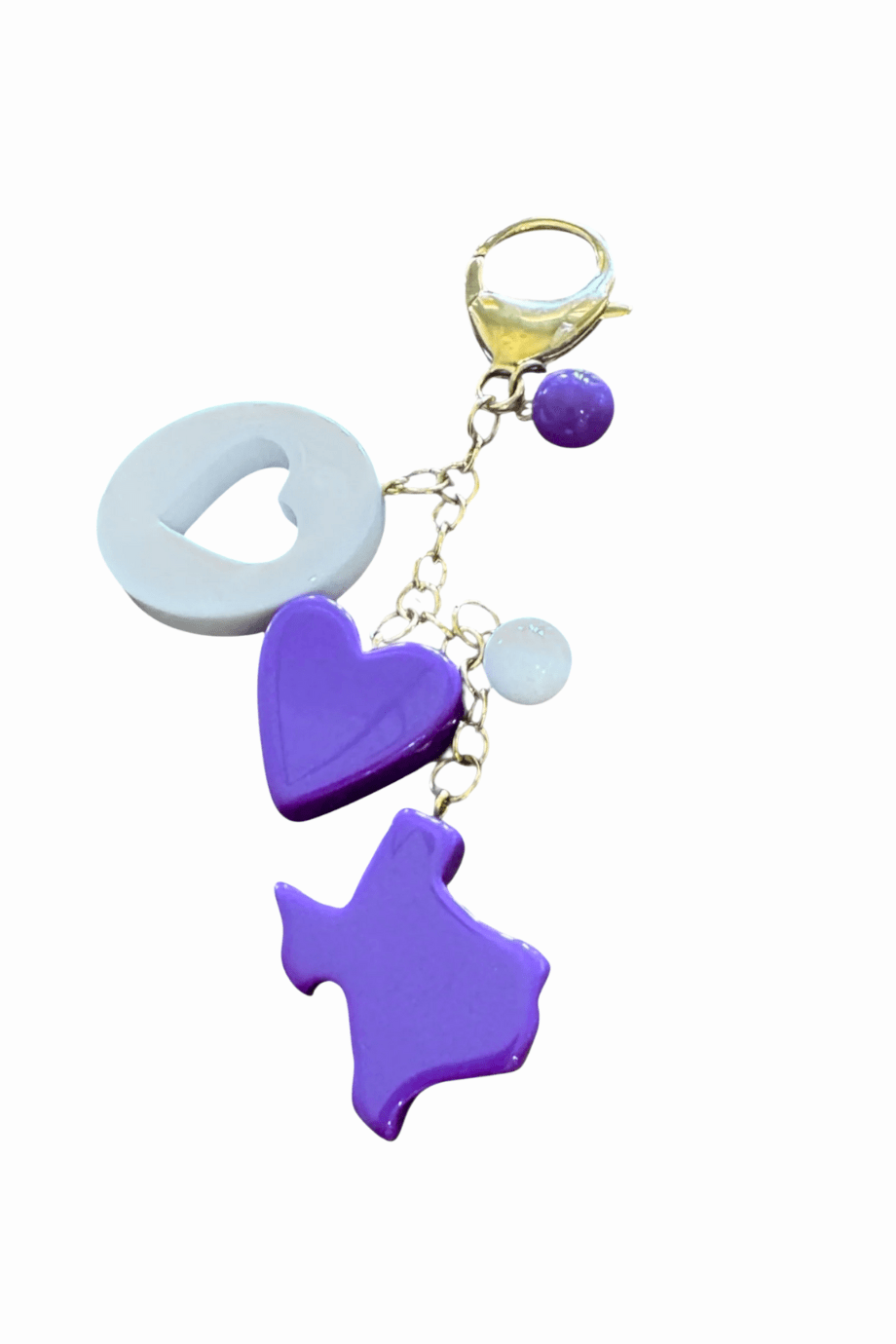 Luxe League Bag Charm Texas Edition - Gameday Luxe - COLOR GAME