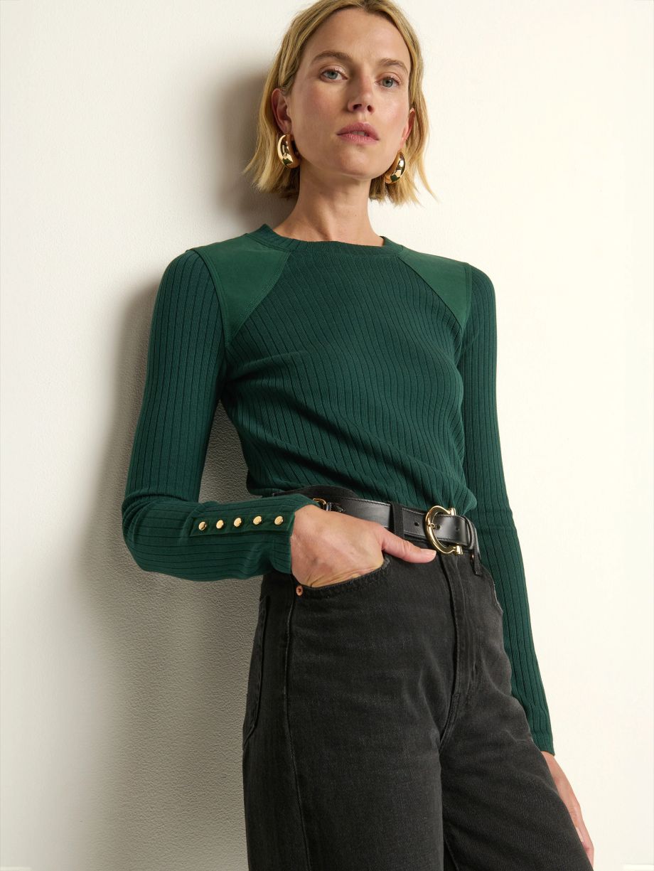 Maxine Long Sleeve Top - Nation Los Angeles - COLOR GAME