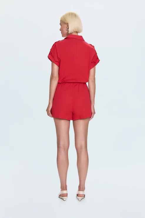 Meg Zip Front Romper Ruby - FINAL SALE - Pistola - COLOR GAME