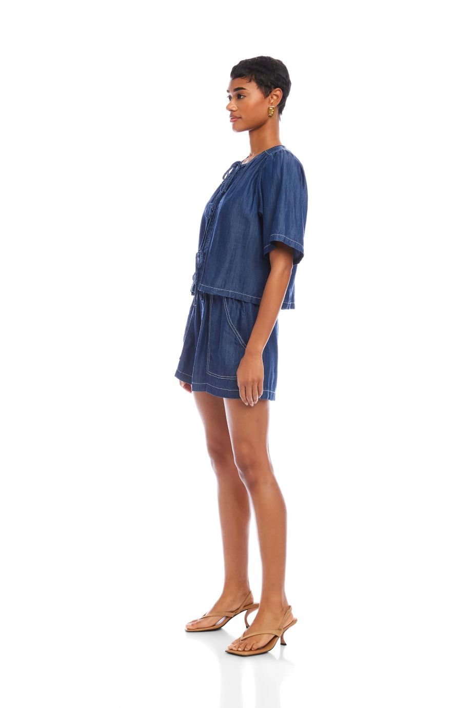 Nadine Bow Detail Top - FINAL SALE - Fifteen Twenty - COLOR GAME