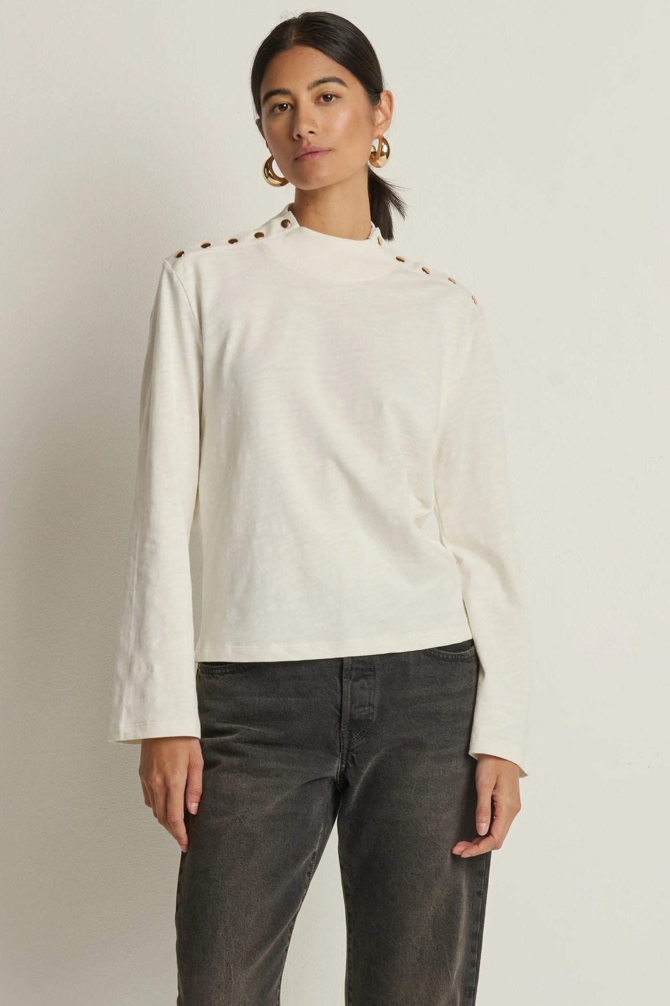 Neda Long Sleeve Top - Nation LTD - COLOR GAME