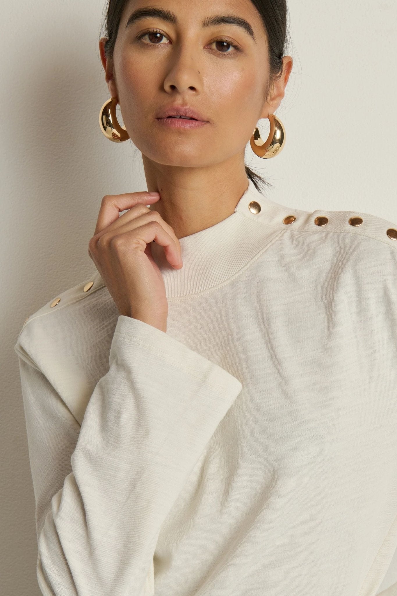 Neda Long Sleeve Top - Nation LTD - COLOR GAME