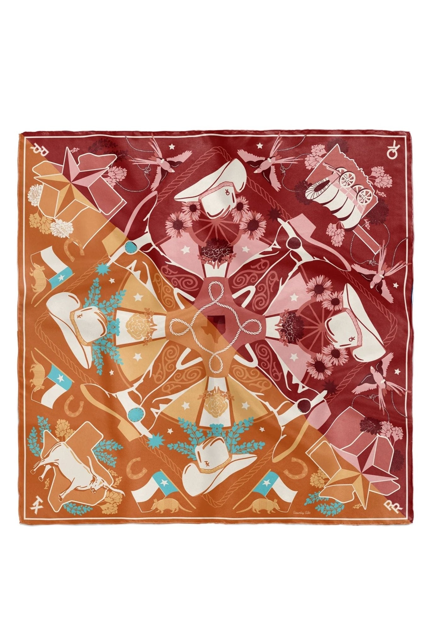 Norman v. Austin House Divided Scarf - Saturday Silks - COLOR GAME