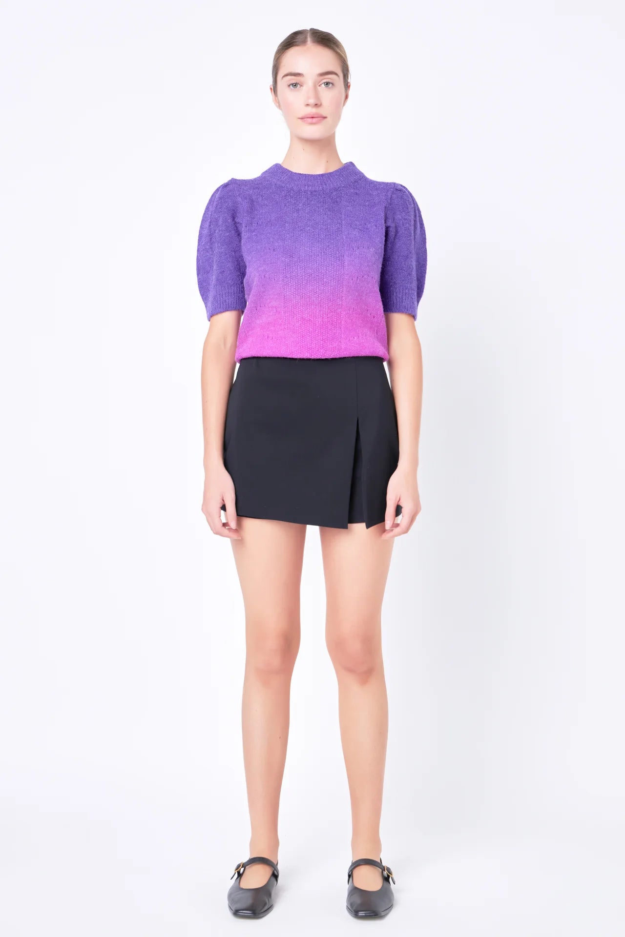 Ombre Sweater Top Purple - English Factory - COLOR GAME